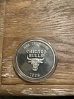 1996 Chicago Bulls Champions NBA Basketball-999 Silver 1 Oz Ounce Art Round Coin