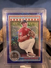 2025 Panini USA Stars & Stripes - Carson Bolemon #115 Stripes Swirl  blue /125