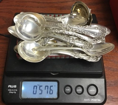 576 Grams Sterling 925 Silver Spoons - Various - Gorham, Towle, Reed, Etc