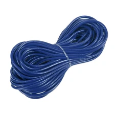Faux Leather Cord Round Leather String, 3mm x 10m, Blue