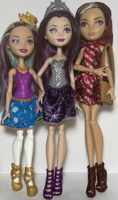 Raven Queen, Maddie Hatter & Cerise Hood Ever After High Dolls Mattel Lot