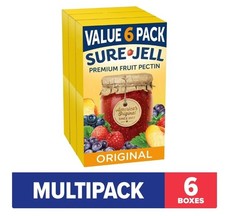 Sure-Jell Original Premium Fruit Pectin for Homemade Jams  Jellies Value 6 Pack