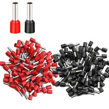 200 Pcs Wire Ferrules Kits 8 AWG Wire Ferrule Connectors Insulated Ferrule Pi...