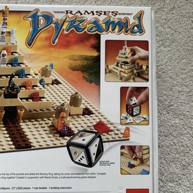 LEGO Ramses Pyramid 3843 Buildable Game Complete w/ Box Manual Instructions