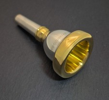 Antoine Courtois 18 ustnik tuba 24-karatowa złota obręcz, kubek i wstążka. (Rozmiar Bacha)