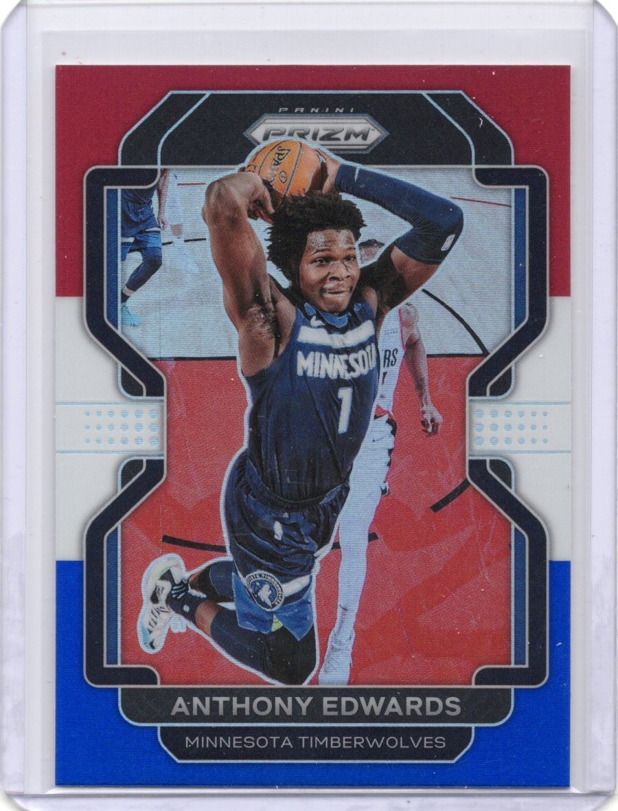 Anthony Edwards Red White Blue Prizm #37