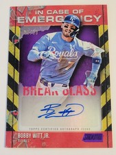 2025 Stadium Club Bobby Witt Jr In Case of Emergency Auto Purple /10 #ICOEA-BW