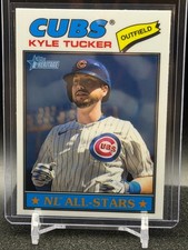 Kyle Tucker 2026 Topps Heritage Chrome Base #187 - Chicago Cubs