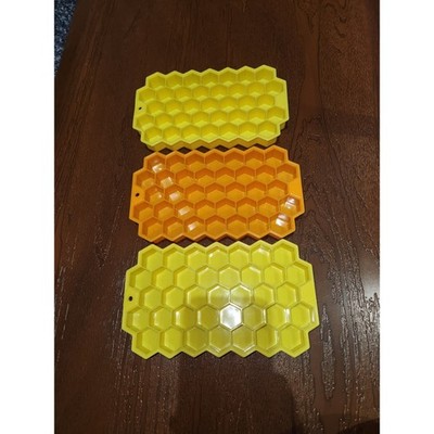 3 Bee Hive Silicone Molds Ice Candy Mints Etc