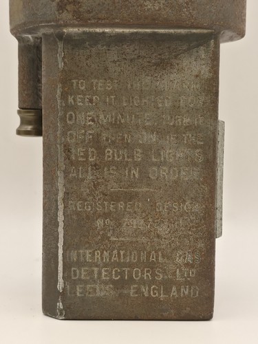Ringrose Sewer Gas Lamp Firedamp Alarm Industrial Detector Leeds England - Foto 6 di 10