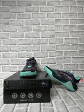 ANTA Kai 1 Speed Colorblock Black Green Purple Men Sneakers 8125B1128S-7 Sz 8.5
