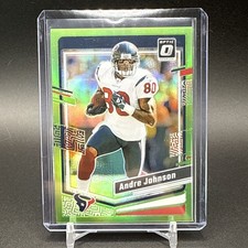2023 Donruss Optic Andre Johnson Lime Green Prizm #/20 Texans SP