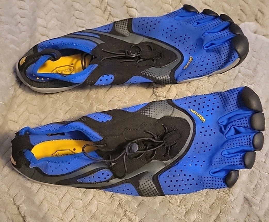 Vibram FiveFingers V 20M7002 Run Blue Black Shoes Size 8.5-9  display picture 1
