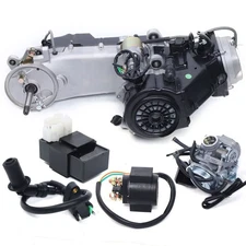 For 150CC 4-Stroke Complete Engine GY6 Scooter ATV Motor CVT Long Case