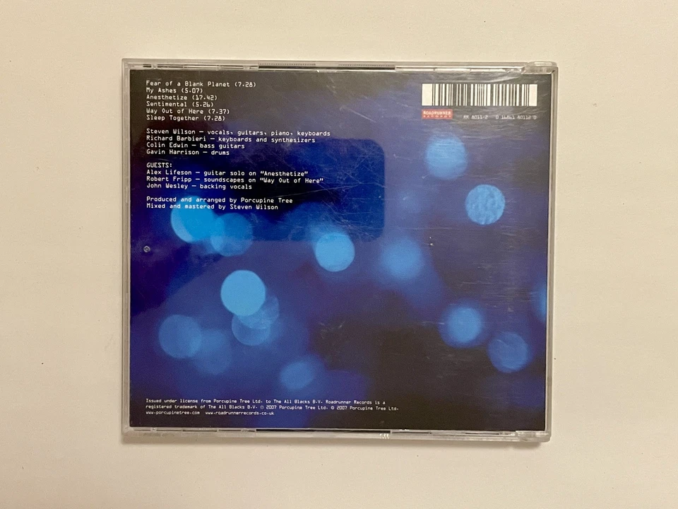 Porcupine Tree - Fear Of A Blank Planet, CD, Sehr Guter Zustand - Bild 3 von 3