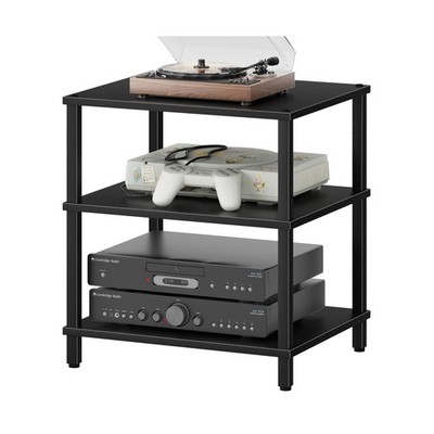 LELELINKY 3-Tier AV Media Player Stand, Stereo Cabinet, Modern Stereo Cabine,...