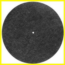 Turntable Record Player Mat 12 Inch Felt Slipmat Anti-Slip Anti-Static Protec...