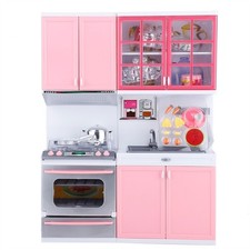 Mini Kitchen Pretend Role Play Toy Set Funny Kitchenware Playing House Gifts