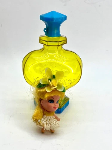Vintage Mattel Kiddle Kologne Honeysuckle Doll 1966 Perfume Bottle