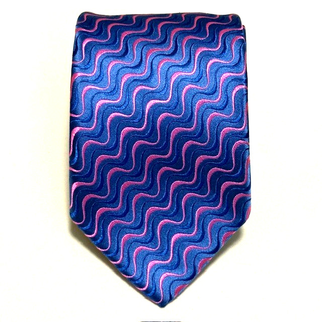 Robert Talbott Tie Wave Iridescent Geometric Luxu… - image 21