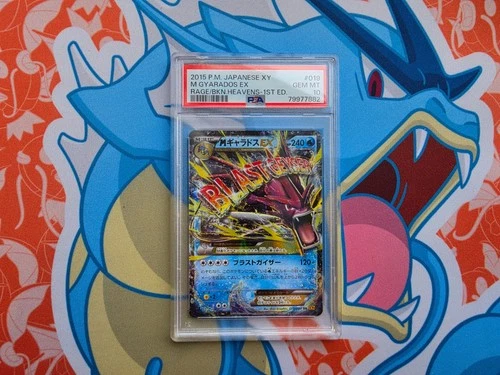 Mega Gyarados EX Pokemon Japanese XY Rage of the Broken Heavens #019 - PSA 10 💎