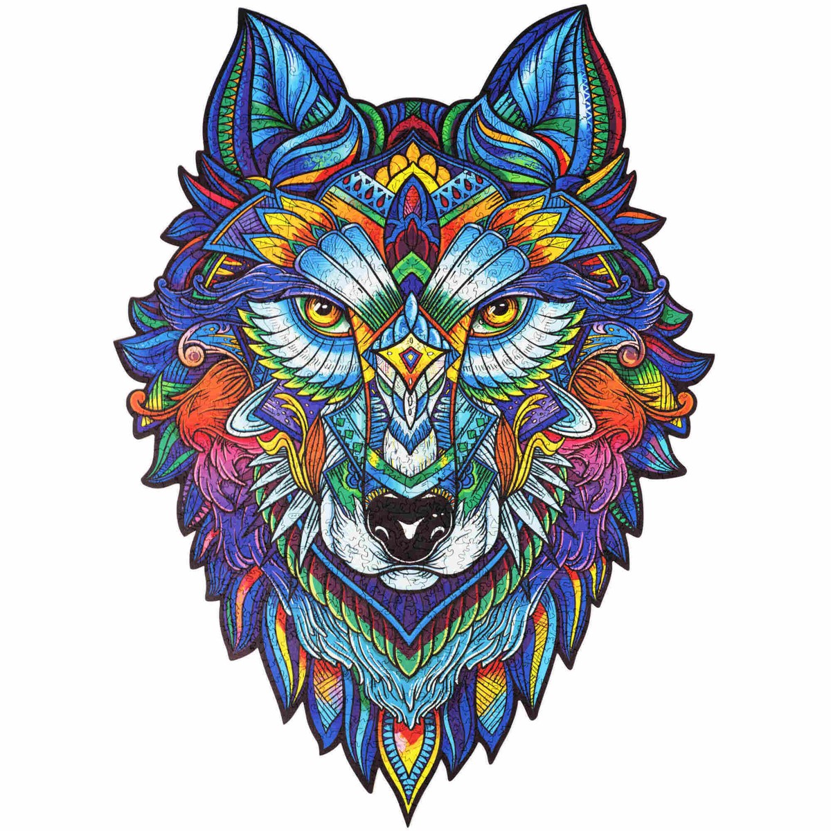 Unidragon Wooden Jigsaw Puzzle Majestic Wolf | eBay
