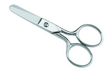 Specialty Forged 4" Pocket Scissors,all steel nickle plated made by goldstar usa