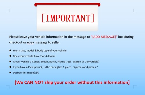 PreCut All Sides Window Film Any Tint Shade For Chrysler LHS Sedan 1998-2002 - Picture 9 of 10