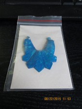 NECKLACE COMPONENTS BLUE 7 PCS