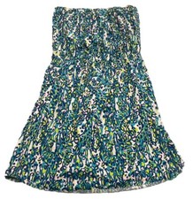 Lilly Pulitzer Windsor Sea Blue Its A Stretch Strapless Dress #82490 Sz Medium