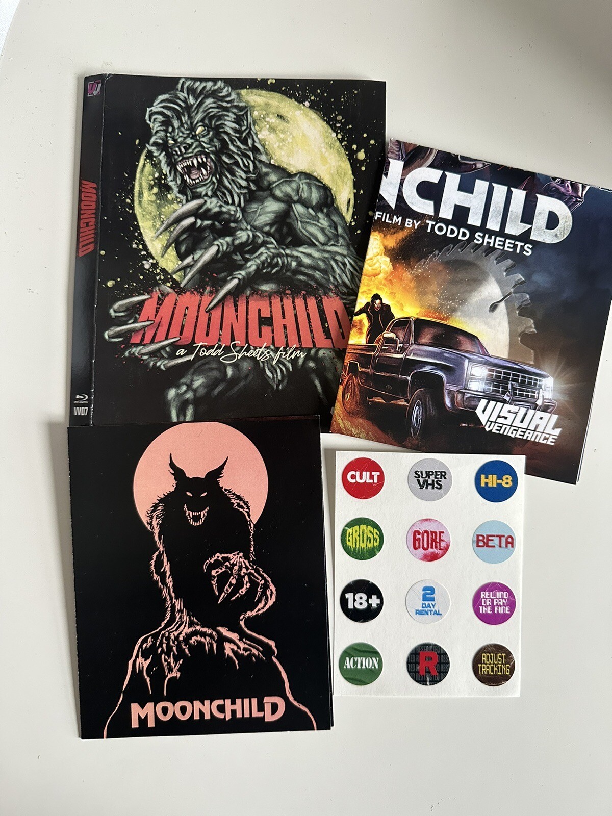 MOONCHILD (Blu-ray - Visual Vengeance) Horror Slipcover + Inserts ONLY