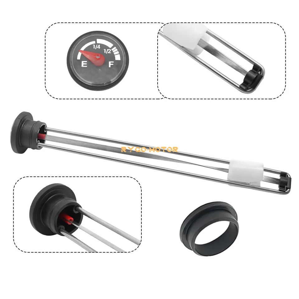 Fuel Gauge Gas Cap for John Deere Gator TH TX TS Gas Diesel Turf Trail Worksite - Image 3 of 4