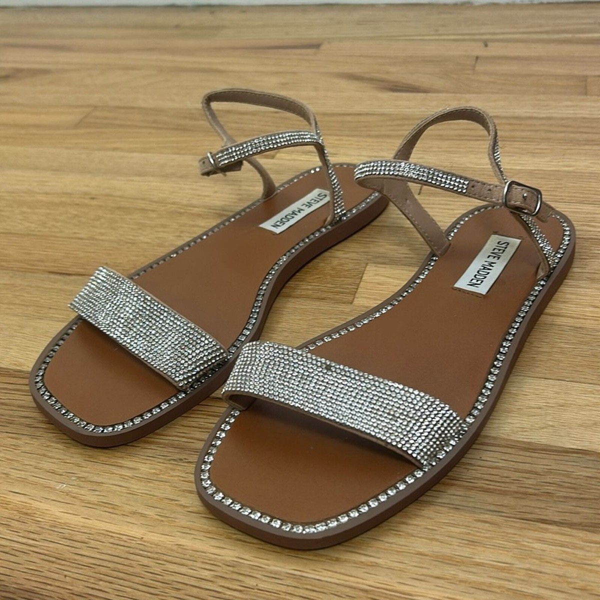 Steve Madden Nisha Rhinestone Sandals