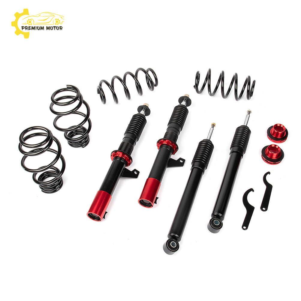 For VW Jetta Golf GTI R MK6 Adj Height Coilovers Struts Shock ...