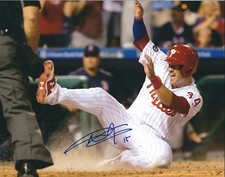 Signed  8x10 ANDREW KNAPP Philadelphia Phillies Autographed photo - COA 