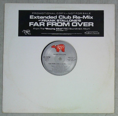FRANK STALLONE - Promo 12'' - Far From Over - RSO PRO 211-1 - VG++