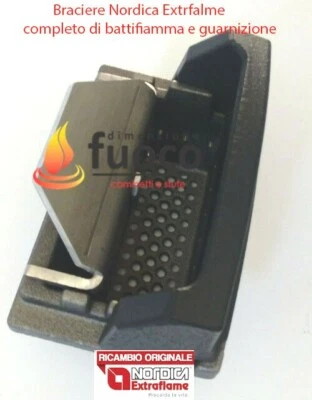 NORDICA-EXTRAFLAME BRACIERE NORDICA EXTRAFLAME CON BATTIFIAMMA E GUARNIZIONE PER ANASTASIA PLUS