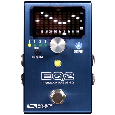 Source Audio EQ2 Programmable Equalizer Guitar Effects Pedal w/ MIDI in/thru
