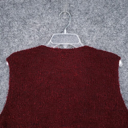 Slinky Brand Vest Womens XL Extra Large Red Open Front Casual Winter Outdoor USA - Picture 10 of 11