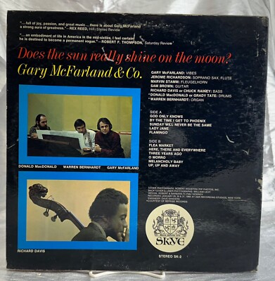 洋楽 Gary McFarland & Co. Does the sun really GARY MCFARLAND & CO. DOES THE SUN REALLY SHINE ON THE MOON? LP OG
