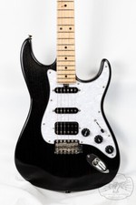Near Mint Bacchus G-studio Ssh Satin Black Modern Strat-style Mij Made In Japan