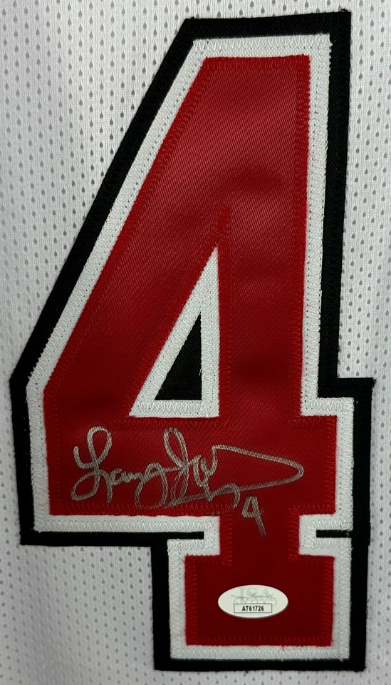 Larry Johnson autographed signed jersey NBA Charlotte Hornets JSA COA UNLV - Image 2 of 4