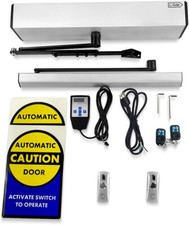 Low Energy Automatic Swing Door Operator with Stainless Steel Hardwired Switch