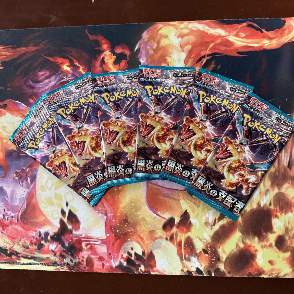 Pokemon TCG Ruler Of The Black Flame SV3 Japanese Booster Pack US