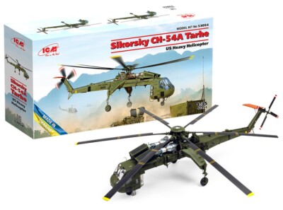 ICM 53054   Sikorsky CH-54A Tarhe US heavy helicopter - Scale 1:35