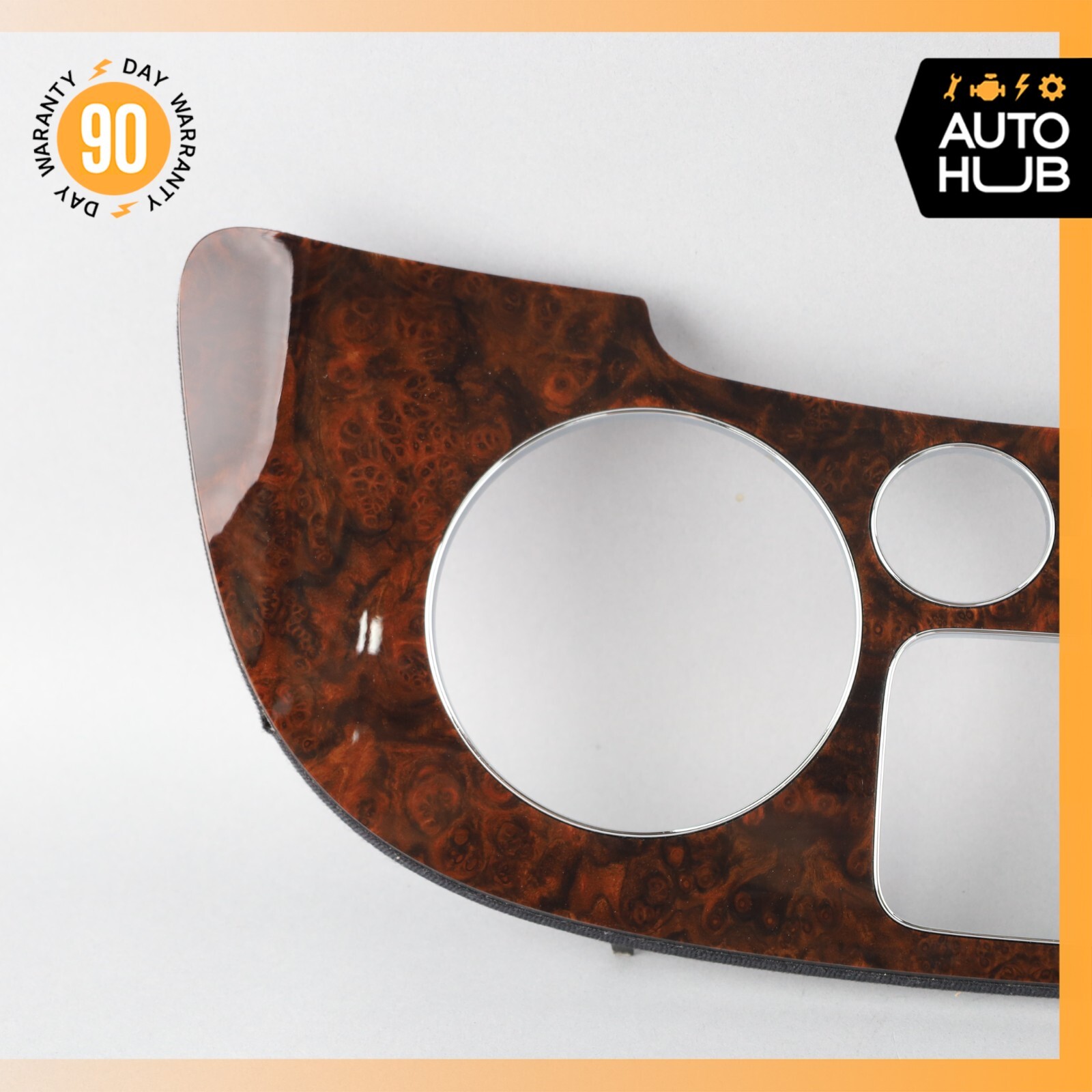 03-13 Bentley Continental GT GTC Dash Panel Speedometer Bezel Trim Wood OEM 53k