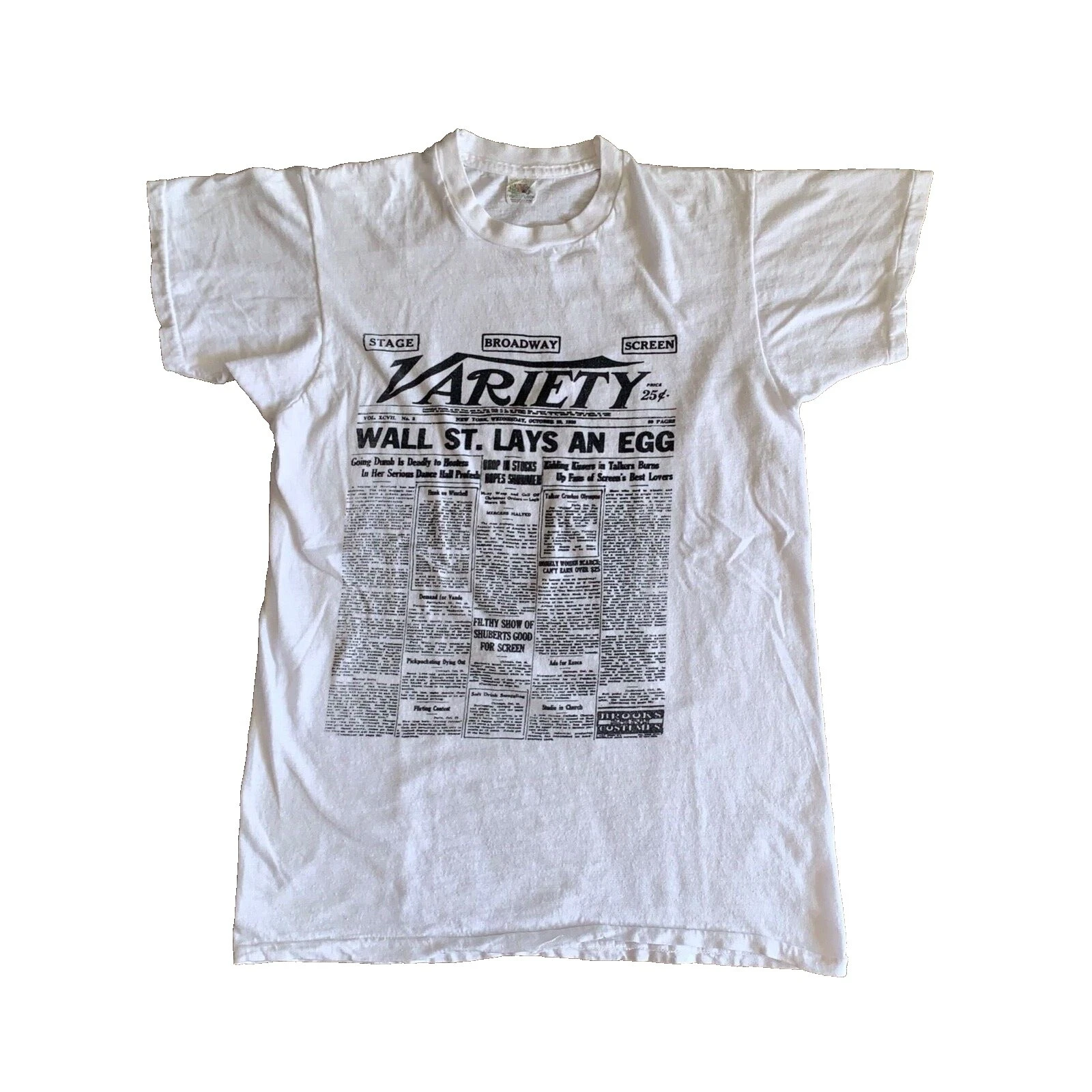 Algodón Fruit of the Loom 1970s Ropa, Calzado y Accesorios Vintage