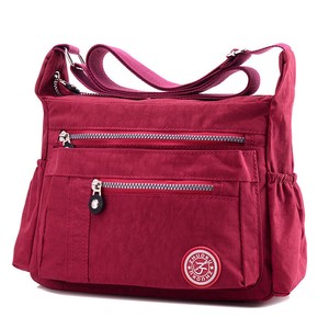 nylon messenger bag women's
