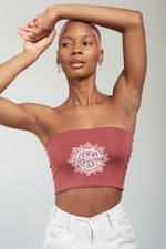 4 Pack Women s Printed Tube Tops Basic Fitted, Soft Stretchy, Made in USA