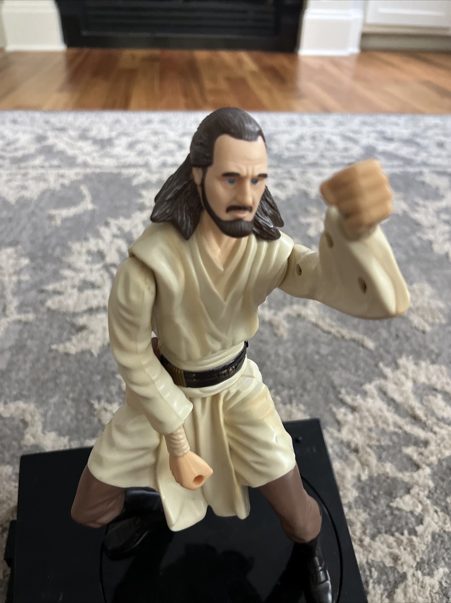 Star Wars Qui-Gon Jinn Electronic Talking Coin Bank Thinkway Star Wars Qui-Gon Jinn Electronic Talking Coin Bank Thinkway